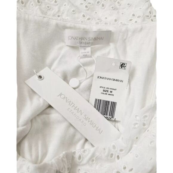 Jonathan Simkhai Dress Eyelet Size Medium NWT - Picture 8 of 12